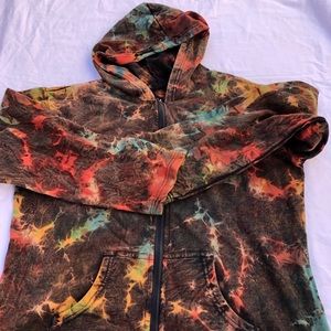 Tie die jacket from Nepal